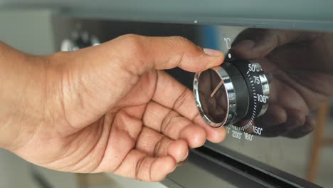 ajuste de la temperatura del horno