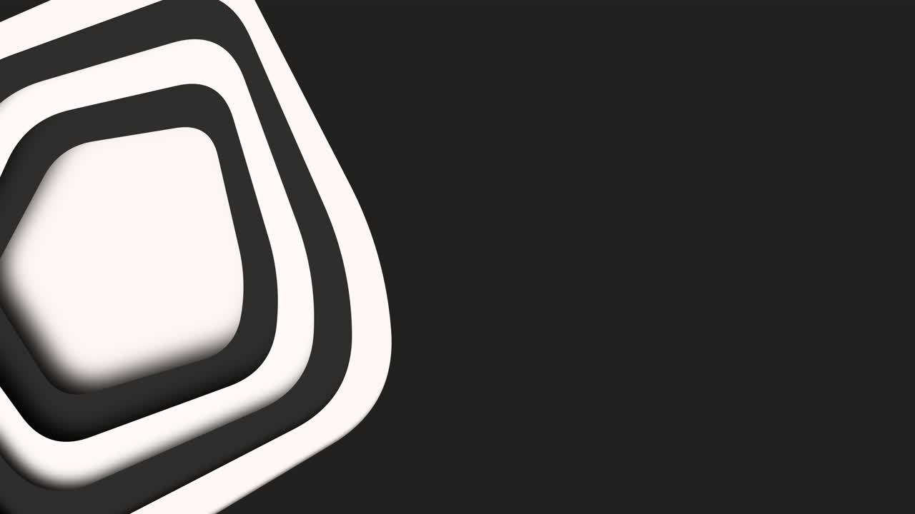 el patrón de ondas cortadas en papel blanco en el gradiente negro