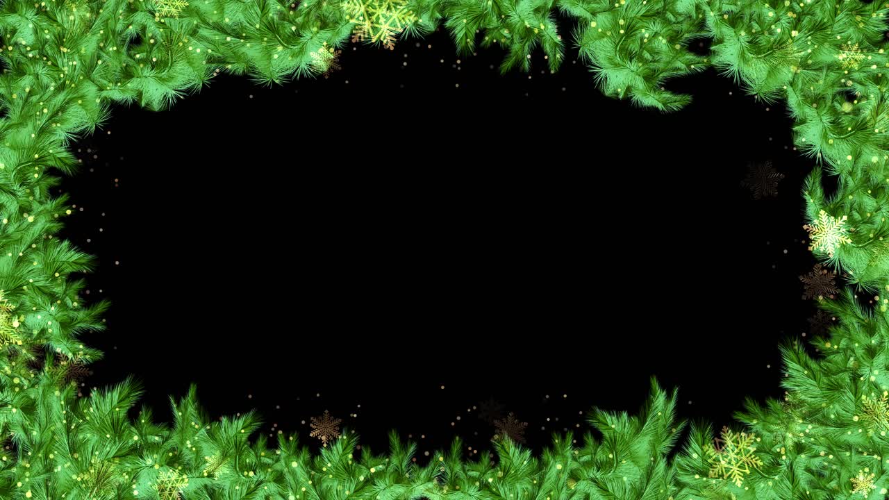 New year and christmas 2023 2024 4k 3d loop animation background christmas frozen tree branches and