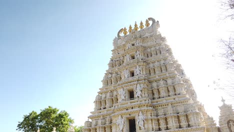 holy day at trinesvaraswamy temple at mysore palace, at mysuru, karnataka, india.