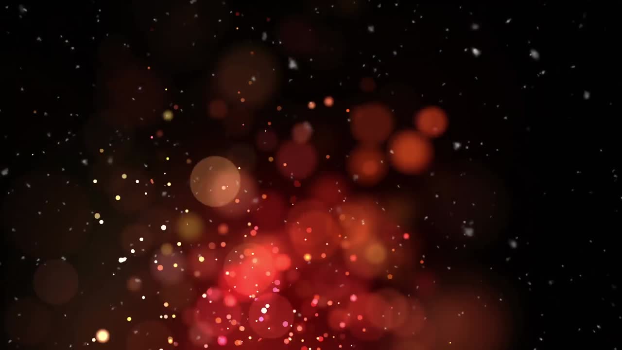 animazione di luci rosse su sfondo nero