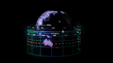 Animación-Del-Procesamiento-De-Datos-Sobre-El-Mundo