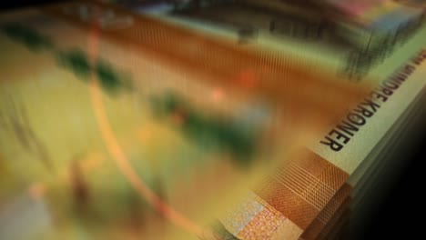 contagio de dinero de la corona noruega en bucle sin fisuras
