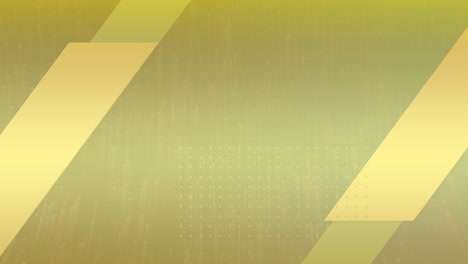 animation of moving shapes on green background