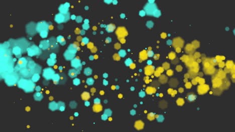 mesmerizing display of color and light on a black background