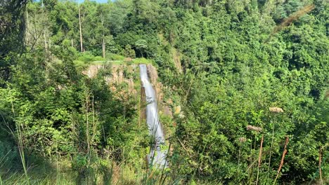 discover south africa's pristine wilderness with this mesmerizing stock footage—a revealing shot of a majestic waterfall