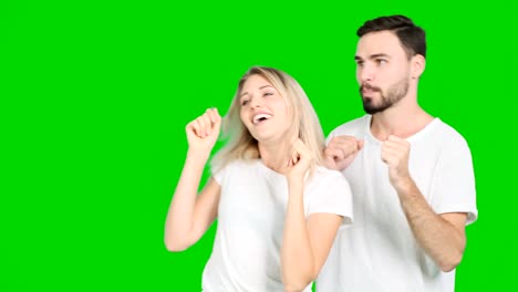 let dance together, on green screen.