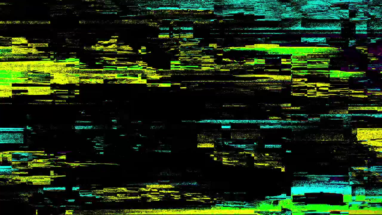 Digital Glitch and Signal Interference Effect