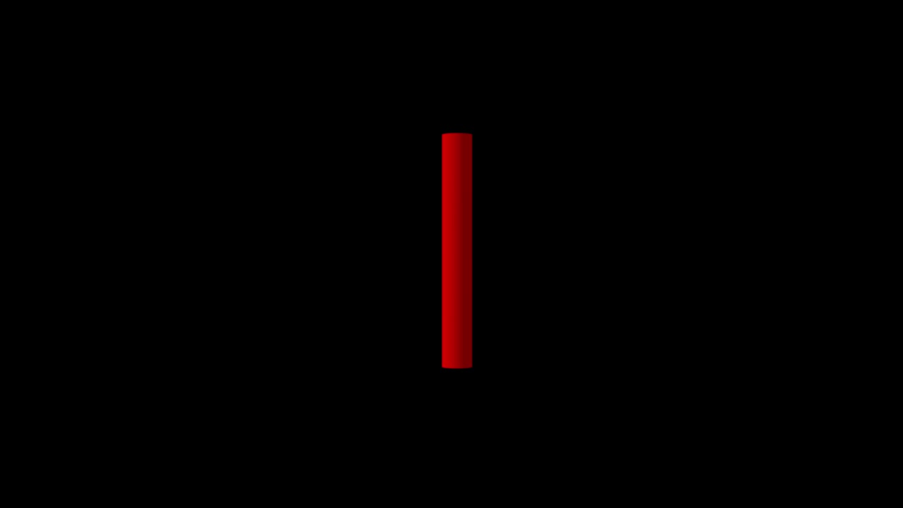 Cylinder destruction CG animation motion graphics