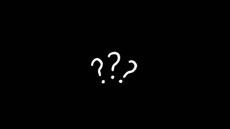 White Question Marks on Black Background Symbolizing Confusion and Inquiry