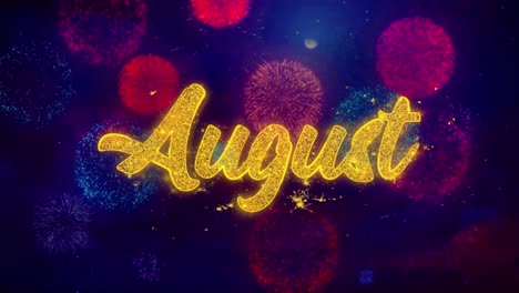 august fireworks graphic design