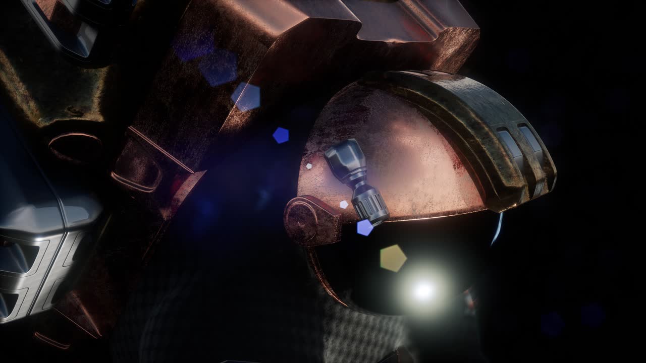 우주에서 우주비행사