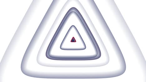 abstract white coloring triangle with line seamless and futuristic colorful tunnel animation