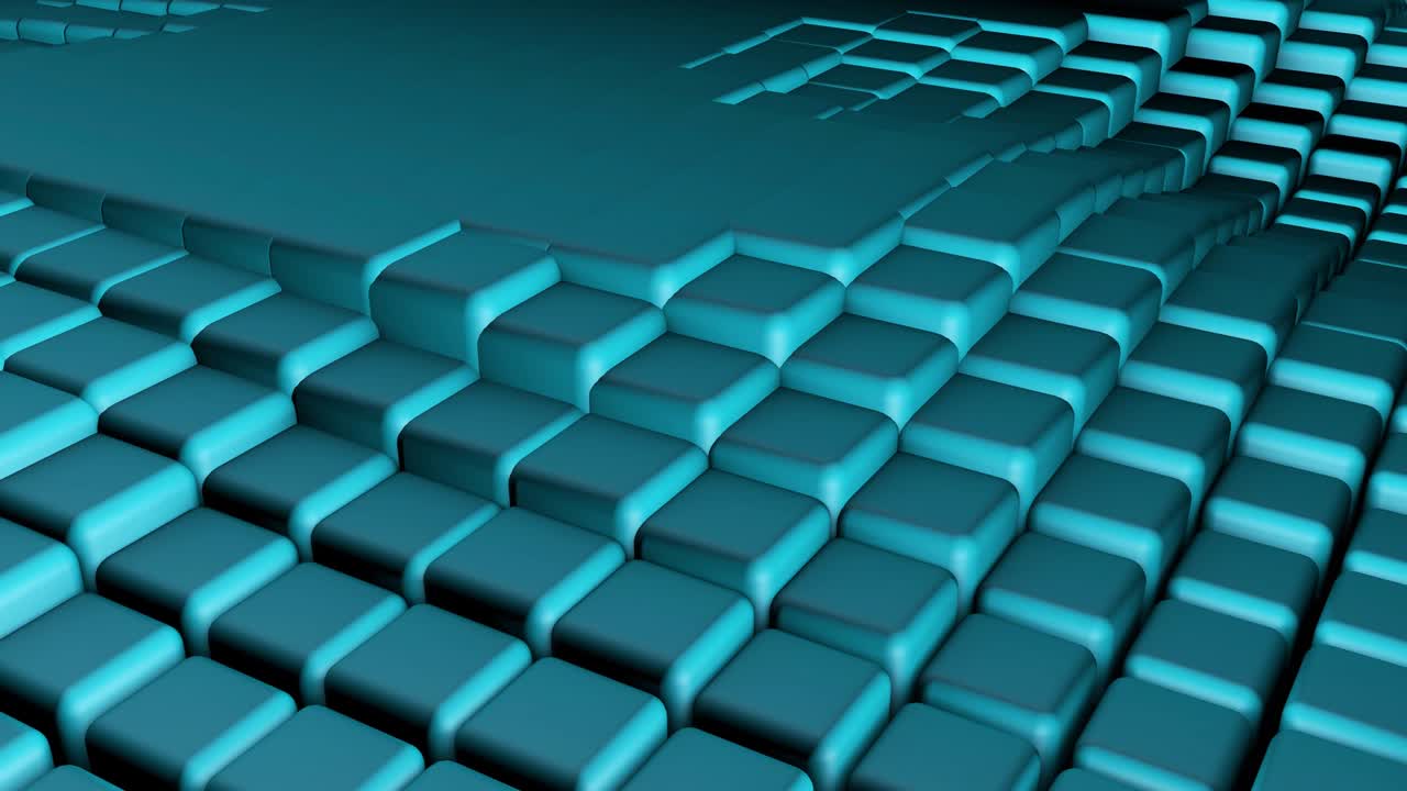 bucle de fondo de cubo abstracto