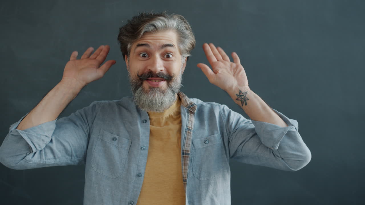 Smiling Mature Man Portrait