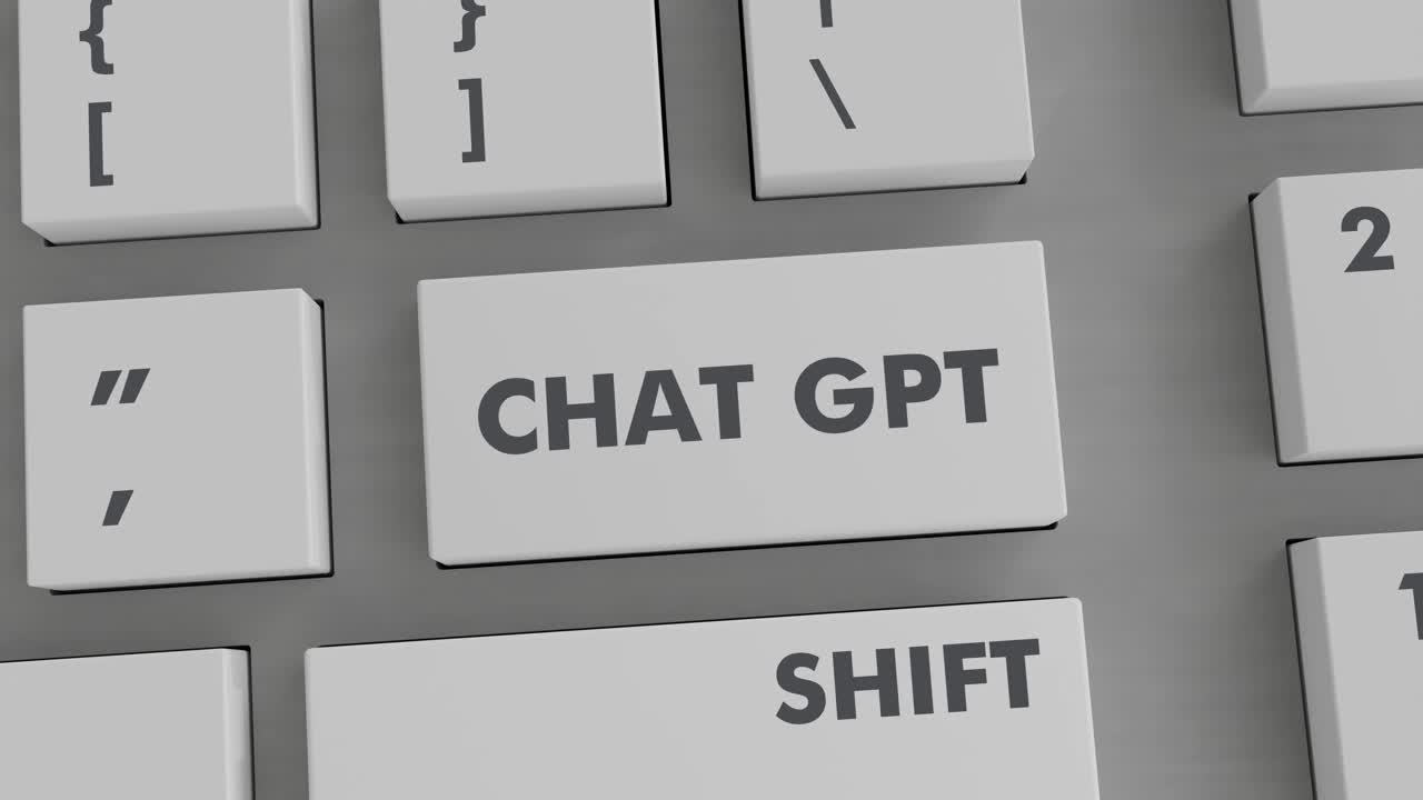 CHAT GPT BUTTON PRESSING ON KEYBOARD