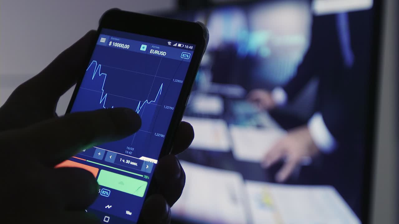 gráfico financiero en declive vídeos rojos y blancos en el fondo de la economía de archivos