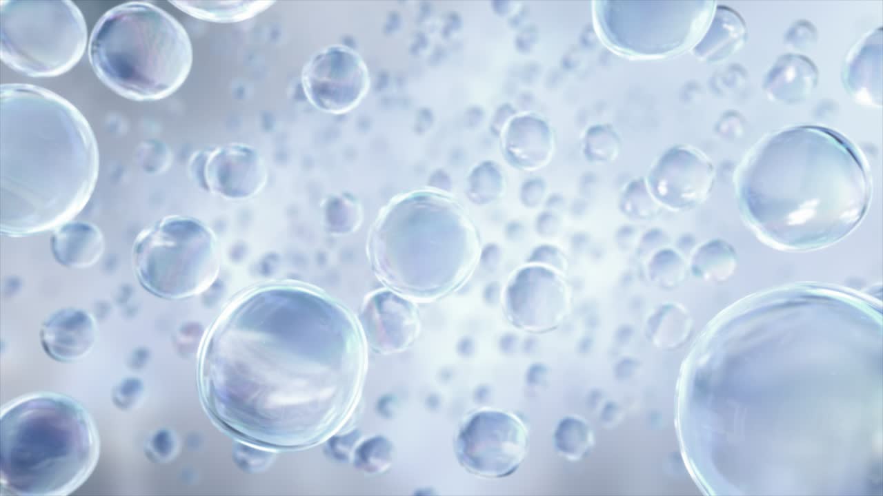 물 위에 거품: 화장품 거품 디자인 마법