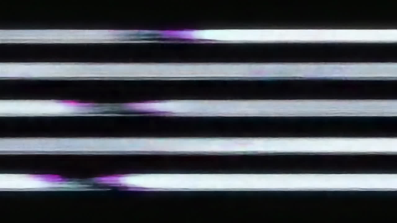 Abstract Glitch Art: Horizontal Lines and Digital Distortion