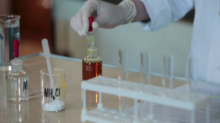 Science Experiment in a Laboratory Setting