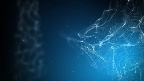 abstract digital wave background