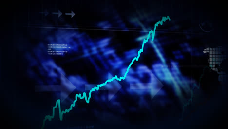 Numbers,-graphs-and-world-map.-Worldwide-recession