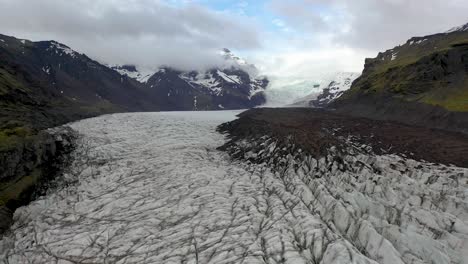 Antena-De-Glaciar-4k-En-Islandia-De-Derecha-A-Izquierda