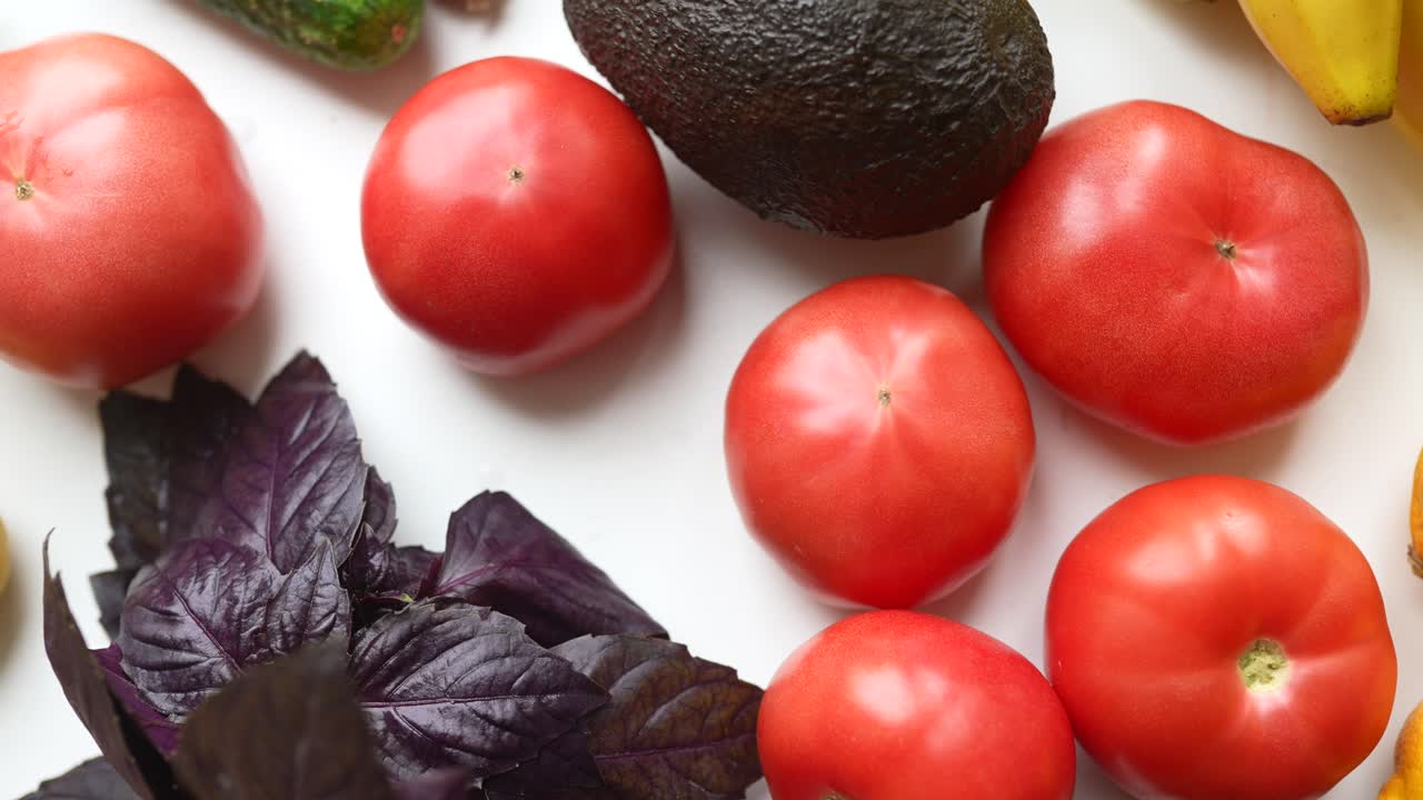 신선한 과일과 야채