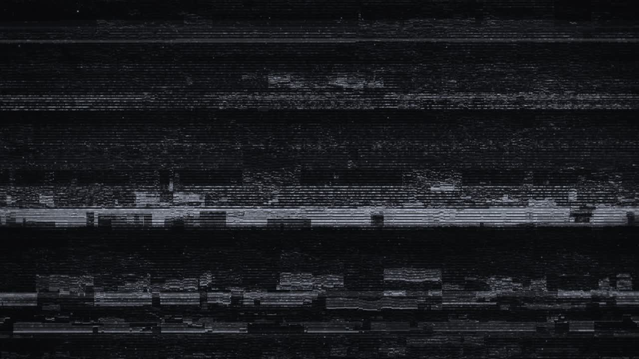 Abstract Digital Glitch and Static Noise Background