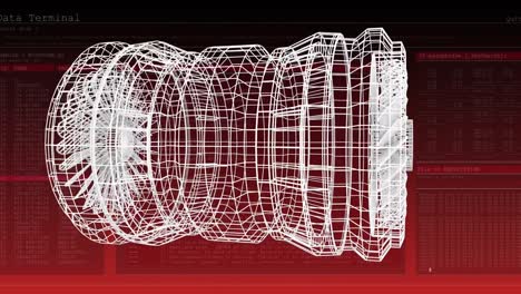 Animación-De-Ruedas-Digitales-Sobre-Procesamiento-De-Datos.