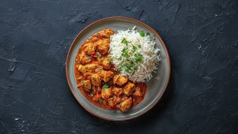 chicken curry with rice