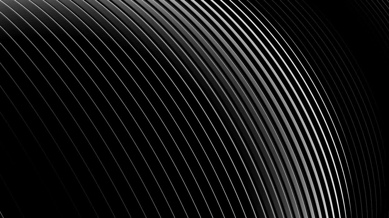 Abstract pattern of circle shape with the effect of move. White clean rings animation.