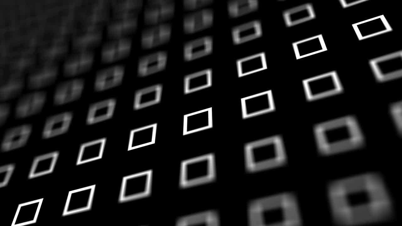 el fondo de los cuadrados a la deriva en 1080hd. - video de stock