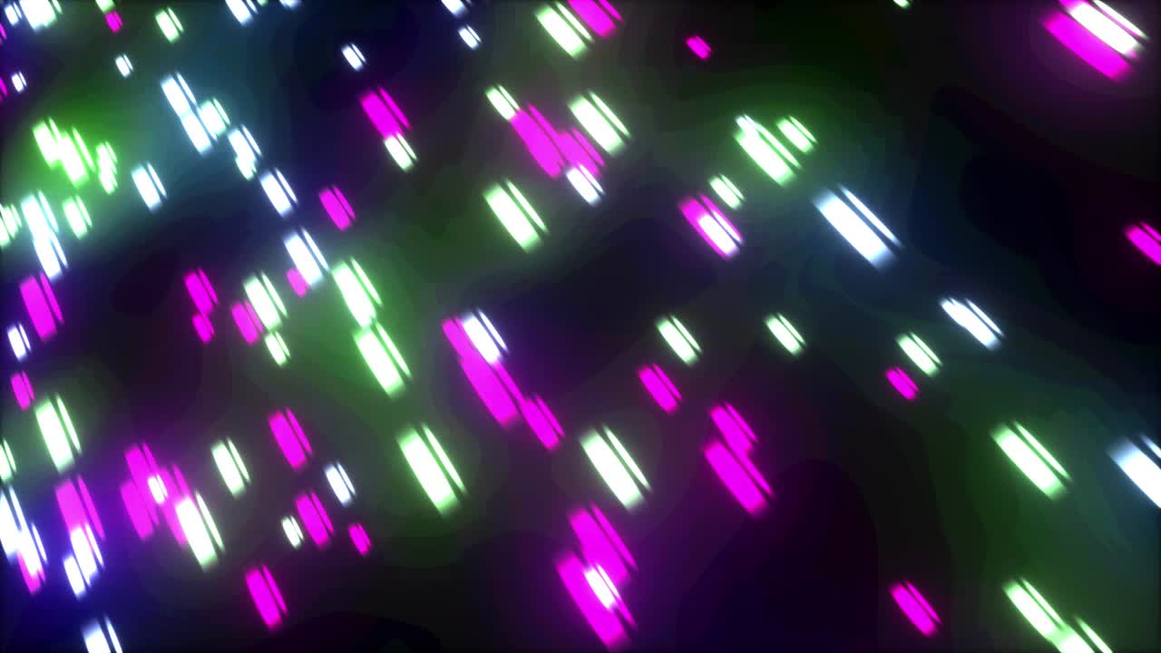 flujo de luz de neón rápido con efecto impresionante. concepto de animación de líneas de lluvia de datos digitales para big data, internet de las cosas iot ai, tecnología de red de computación en nube. bucle sin costuras 4k