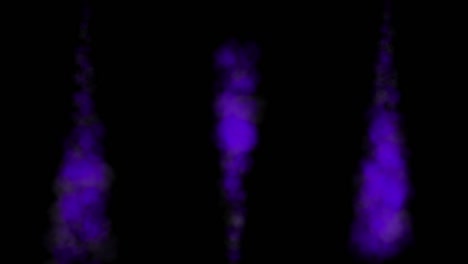 smoke blowing color particles animation motion graphics