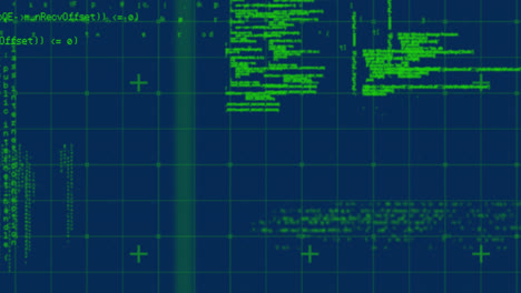 Animation-of-data-processing-on-navy-background