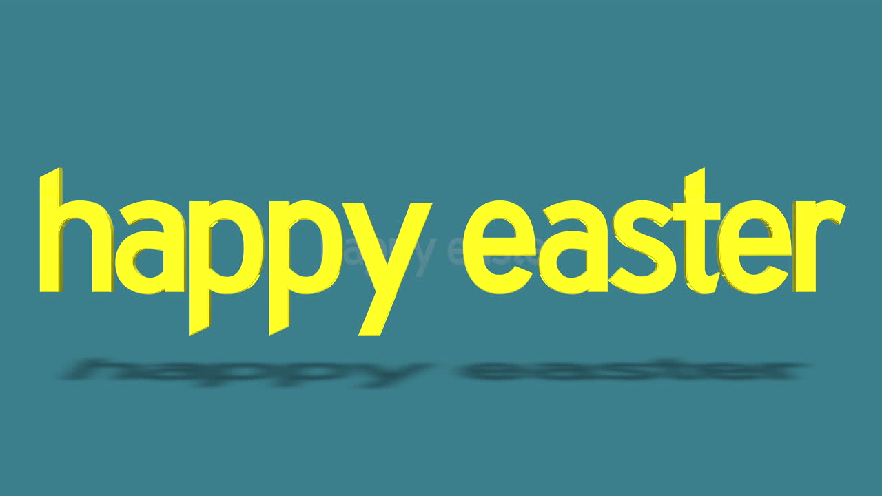 Elegante biglietto d'auguri Buona Pasqua in bianco su sfondo blu