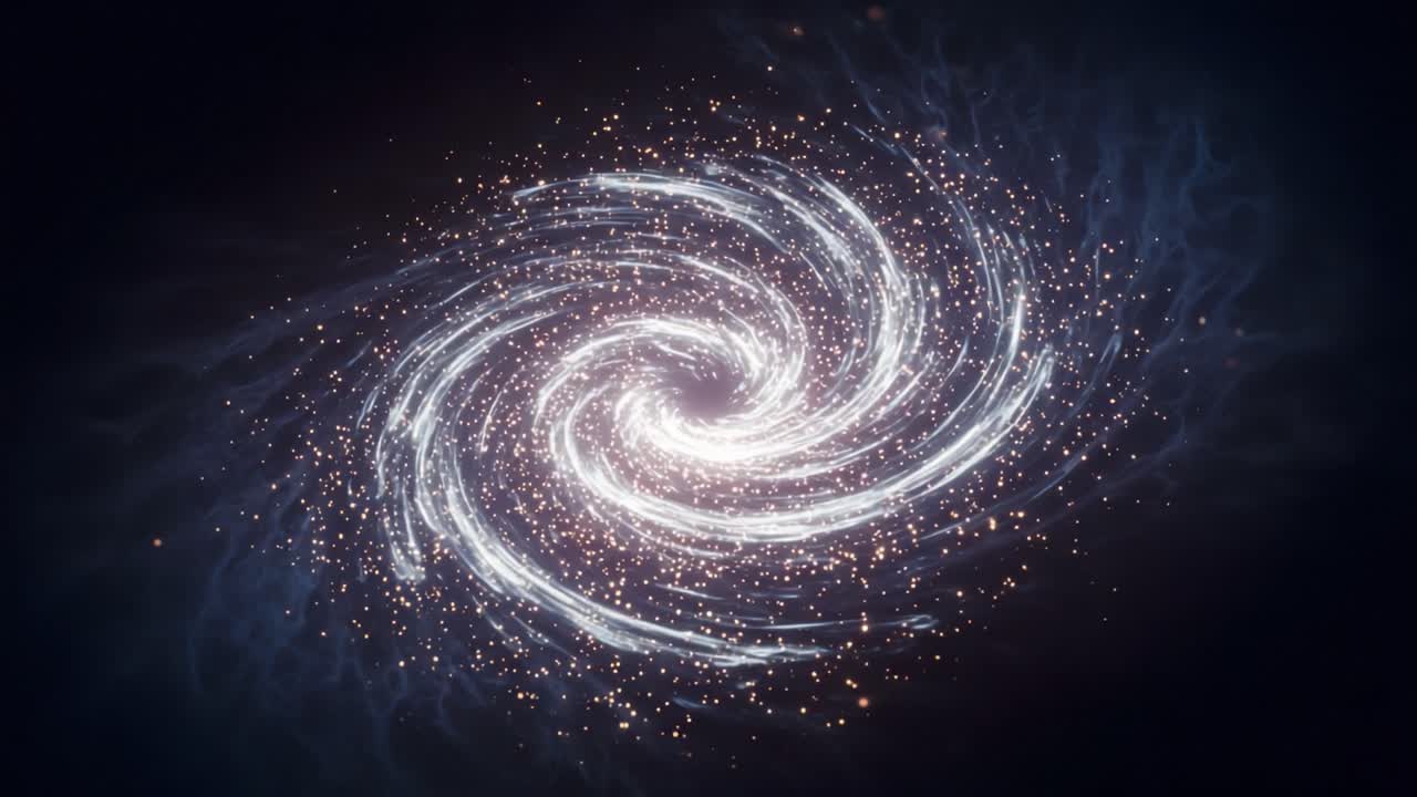 A Stunning Cosmic Spiral: Captivating Journey Through a Vibrant Galaxy Bathing in Celestial Light and Stardust, Showcasing the Wonders of the Universe