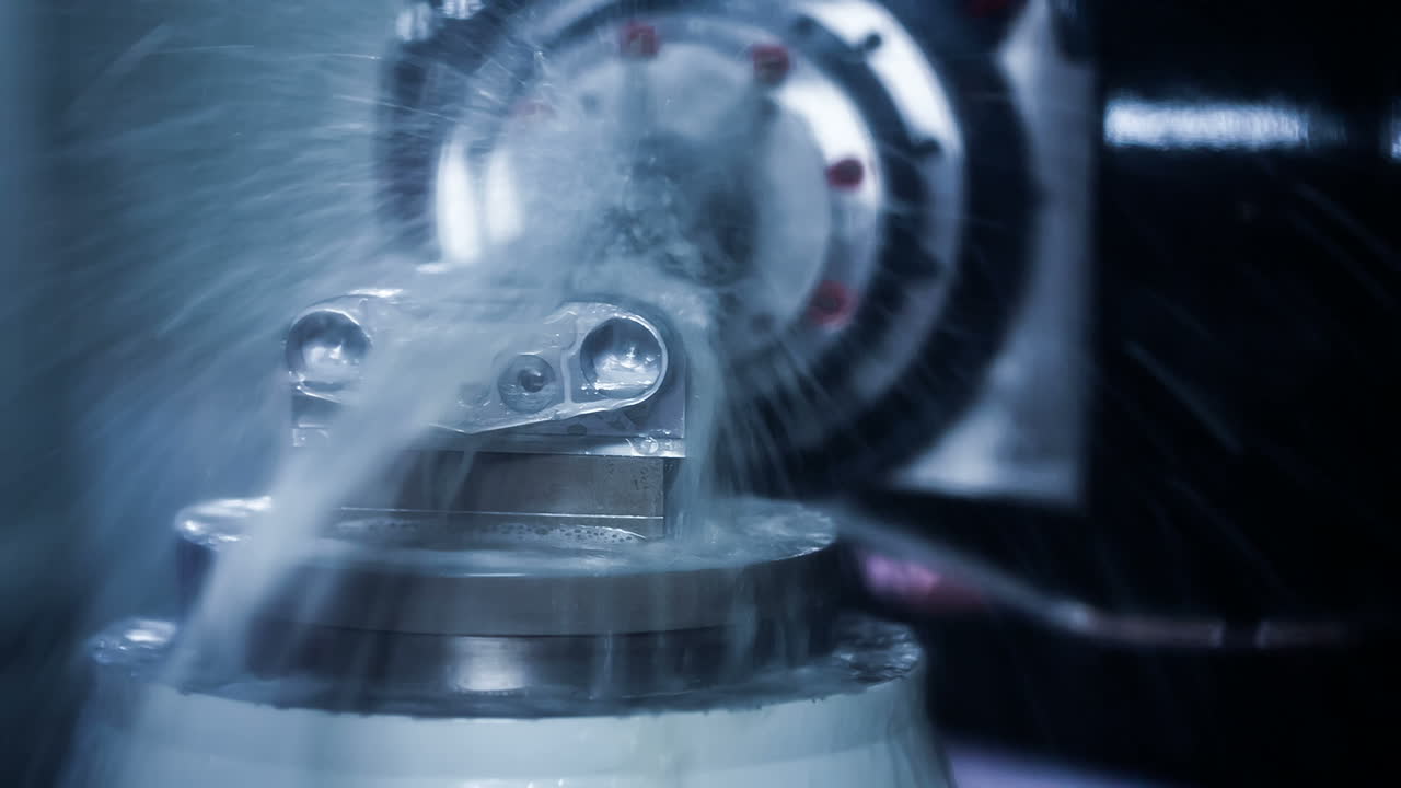 금속 가공 cnc 밀링 머신.