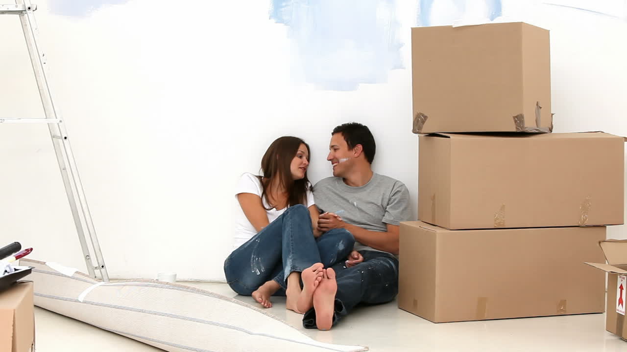 una pareja de vacaciones.