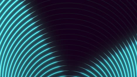 patrón de onda azul neón futurista en fondo negro