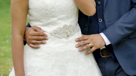 shot-of-bride---groom-with-wedding-flower