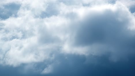 lapso de tiempo de hermoso cielo con nubes clima naturaleza nube azul