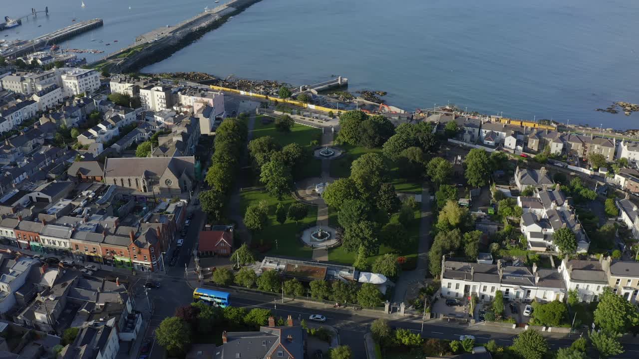 인민 공원, dun laoghaire, 더블린, 아일랜드, 2021년 8월