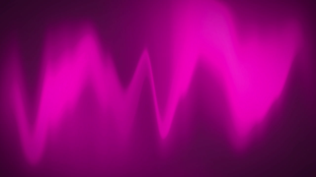 animazione digitale di onde viola del monitor della frequenza cardiaca su sfondo nero