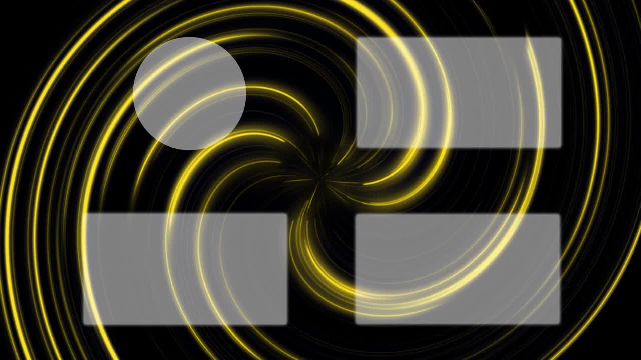 보르텍스 네온 엔드 카드 엔딩 스크린 모션 그래픽