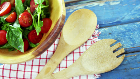 fresh tomatoes and herbs in bowl