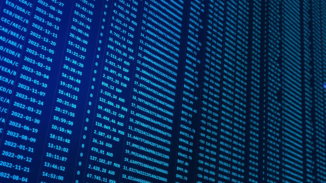 Wall of data binary code calculating technology environment programming loop background data binary