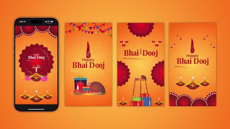 Bhai Dooj Celebration Instagram Stories Template