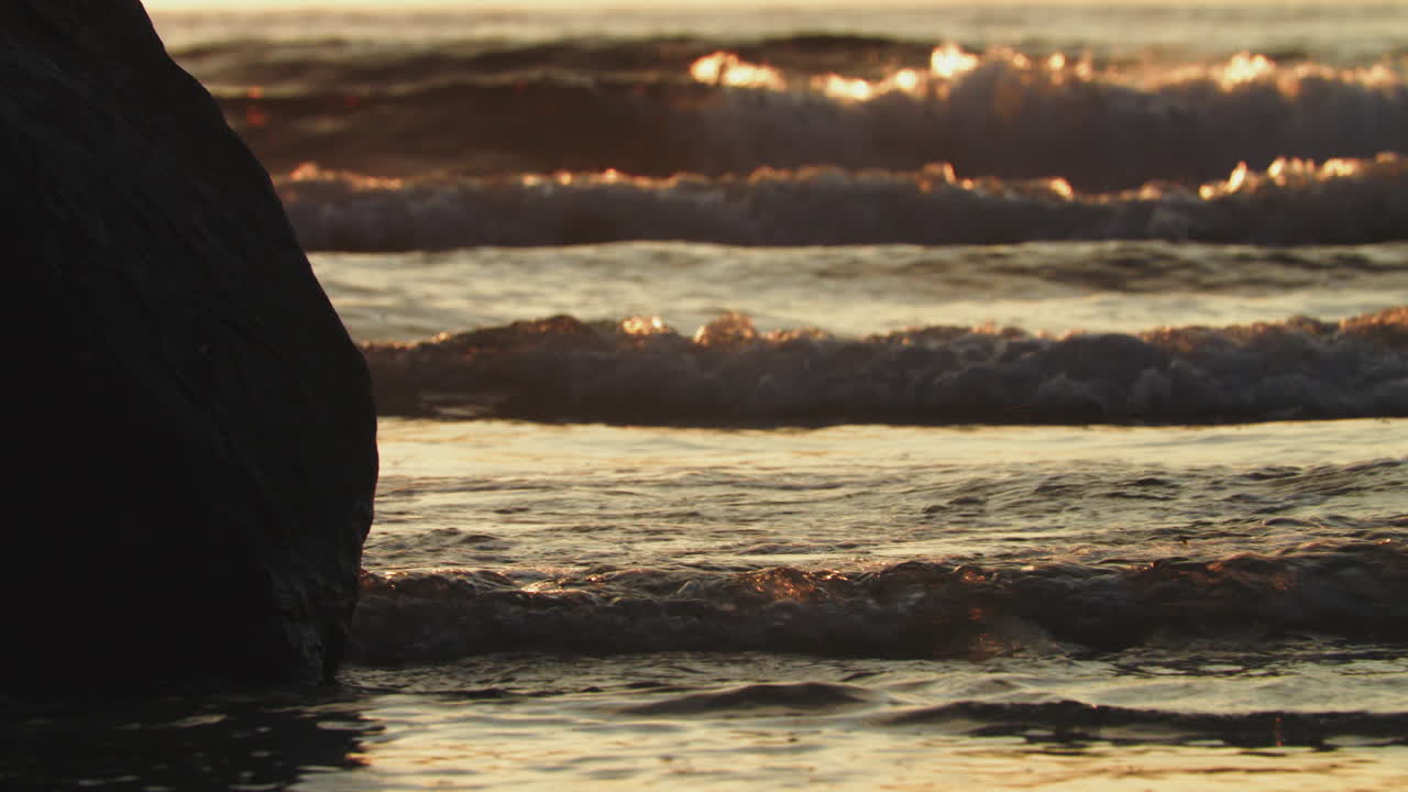 amanecer en la orilla